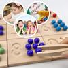 BBtinker Wooden Number Tracing Board Set, Toddler Montessori Math Beads Counting Toy, Preschool Learning and Educational Math Game for Kids view 2