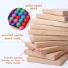BBtinker Wooden Number Tracing Board Set, Toddler Montessori Math Beads Counting Toy, Preschool Learning and Educational Math Game for Kids view 4