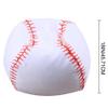 1pc Storage Bean Bag Cover, 18 Inch Beanbag Storage Bag with Zipper Large Rugby Football Volleyball Baseball Shape for Kids Plush Toys Game Play view 2