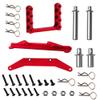 Vgoohobby Metal Front & Rear Body Mounts Body Posts Upgrade Parts Compatible with Traxxas Slash 2WD Rustler Stampede VXL 1/10 RC 2WD Car (Red) view 2