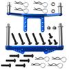 Vgoohobby Metal Front & Rear Body Mounts Body Posts Upgrade Parts Compatible with Traxxas Slash 2WD Rustler Stampede VXL 1/10 RC 2WD Car (Blue) view 1