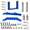 Vgoohobby Metal Front & Rear Body Mounts Body Posts Upgrade Parts Compatible with Traxxas Slash 2WD Rustler Stampede VXL 1/10 RC 2WD Car (Blue) view 2