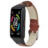 KangPlus Band Compatible with Huawei Band 6 Pro,Sport Leather Band Durable Adjustable Wristband with Install Tool Compatible with Honor Band 6/Huawei Band 6 Pro/Huawei Band 6 - Brown view 1