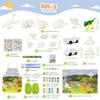 BONNYCO Dinosaur Toys for Kids Painting Kit 16 Figurines. Kids Crafts Kits with Glow in The Dark Toys, Gifts for Boys 3 4 5 6 7 8 9 10 Years Old Dinosaur Gifts Arts and Crafts, Birthday, Christmas view 2