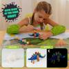 BONNYCO Dinosaur Toys for Kids Painting Kit 16 Figurines. Kids Crafts Kits with Glow in The Dark Toys, Gifts for Boys 3 4 5 6 7 8 9 10 Years Old Dinosaur Gifts Arts and Crafts, Birthday, Christmas view 4