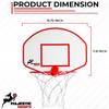 Majestic Hoops Mini Basketball Hoop - Indoor Basketball Hoop - Durable Plastic Basketball Hoop for Kids and Adults - No Assembling - Premium Basketball Game with Ball and Pump view 3
