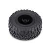 GOTOTOP RC Tires Rubber,RC Crawler Tires, 4Pcs Off-Road Car Rubber Tyres Remote Control Car Tires for 1:16 RC Crawler Car Accessory Part view 4