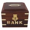Zifron Wood Store Wooden Money Bank for Kids Adults Boys Girls with Lock|Piggy Bank Wooden Big Size|Saving Box|Coin Box|Bank for Kids|Money Box with Lock view 1