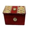 Zifron Wood Store Piggy Bank, Money Bank, Gullak for Kids, Birthday Gift for Kids and Adults, Handmade Wooden Coin Box, Holder, Money Box Coin Bank with Lock & hut Shape ( RED ) view 3
