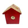 Zifron Wood Store Piggy Bank, Money Bank, Gullak for Kids, Birthday Gift for Kids and Adults, Handmade Wooden Coin Box, Holder, Money Box Coin Bank with Lock & hut Shape ( RED ) view 4