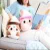 Cuddle Barn PlushGoals - Strawberry Mooshake Cute Kawaii Cow Stuffed Animal - Super Soft Squishy Milkshake Dessert Scented Collectible Toy Drink - Plush Pillow, Decor, Fun Gift - 11 inches view 2