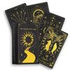 Azura Magic The Golden Path Tarot Deck Gold Foil Black Edition 78 Cards Full Deck with Downloadable Guidebook view 1