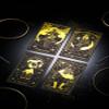 Azura Magic The Golden Path Tarot Deck Gold Foil Black Edition 78 Cards Full Deck with Downloadable Guidebook view 4