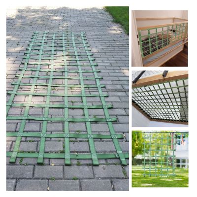 DREAMOSA Climbing Cargo Net,Custom Size,Treehouse Ladder Indoor Climbing Gym Outdoor Climber Indoor Climbing for Kids Swing Set Accessories Backyard Playground Webbing Netting Nets Climb,Heavy Duty