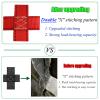 DREAMOSA Cargo Net Playground,Custom Size,Rope Net Tree House Tree Fort Climb Climbing Ladder for Swing Set Indoor Climbing Wall Doorway Jungle Gym Ninja Rope Course Kids Indoor Exercise,Heavy Duty view 3