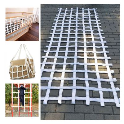 DREAMOSA Cargo Climbing Net,Custom Size,Outdoor Jungle Gym Indoor Playset Tree House Accessories Kids Playground Play Safety Net Ceiling Hammock Nets,Training Equipment and Swing Set Attachment