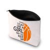 JXGZSO Basketball Player Gifts Basketball Stuff for G I Know I Play Like A G Try to Keep Up Cosmetic Bag (I Know I Play BAG) view 2