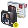 Autobase Baby Car Mirror | Shatterproof Baby Mirror for Car Seat Rear Facing with Wide Crystal Clear View | Fully Assembled Car Mirror for Baby | Newborn Essentials for Travel | Baby Registry Items view 3