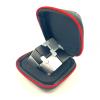 FUFUYOU Metal Fidget Toys Infinity Cube for Men Anxiety Stress Relief Aluminum Alloy Material (Black & Silver) view 2