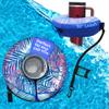 Human Bobber Inflatable Floating Drink Holder for Pool - Drink Float bar floaties for Adults to Hold Beer Can, Cup or Wine Bottle in Hot Tub, Swimming Pool, Lake or Boat - Palm Large view 1