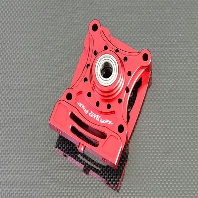 GTBRacing Metal CNC Aluminum Integration Clutch Carrier Bell with Bearing for 1/5 RC Car LOSI Desert Buggy Gas DBXL XL V1.0 Upgrade Part (Red)