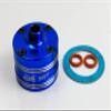 GTBRacing CNC Aluminium Front Rear Diff Differential Housing Case for 1/5 RC Car LOSI 5T 5ive-T V1.0 Upgrade Part (Blue) view 1