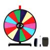iElyiEsy 18 Inch Spinning Wheel for Prize 14 Slots Tabletop Prize Wheel Spinner with Stand, Dry Erase Marker and Eraser for Trade Show Carnival Party Pub Fortune Game view 1