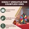 iElyiEsy 18 Inch Spinning Wheel for Prize 14 Slots Tabletop Prize Wheel Spinner with Stand, Dry Erase Marker and Eraser for Trade Show Carnival Party Pub Fortune Game view 4