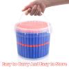 Pokiiulk Refill Darts Bullets Compatible with Nerf Guns N-Strike Elite Series, 300PCS Refill Darts Premium Foam Bullets Pack with Portable Storage Bucket view 4