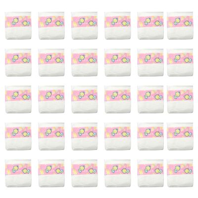 CHAREX Baby Doll Diapers Pack - 30 Pieces Newborn Dolls Diapers Refill, Doll Accessories Fits 18-24 Inch Reborn Dolls for Ages 3+