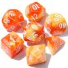 CiaraQ DND Polyhedral Dice Set with a Black Dice Bag for D&D RPG MTG Role Playing Table Games view 1