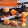 CiaraQ DND Polyhedral Dice Set with a Black Dice Bag for D&D RPG MTG Role Playing Table Games view 3