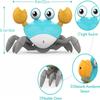 PintreeLand Crawling Crab Baby Toys Upgrade Version - 3 Speed & Music Control, Infant Tummy Time Interactive Walking Toddler Toy for 3 4 5 6 7 8 9 10 11 12 Year Old Boys or Girls (Blue) view 3