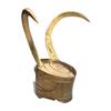 INDIAN HANDICRAFT Loki Horned Helmet Loki Series Movie Thor Ragnarok Gold Crown Mask Steel Prop Halloween Cosplay Costume,X_Large view 3