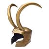 INDIAN HANDICRAFT Loki Horned Helmet Loki Series Movie Thor Ragnarok Gold Crown Mask Steel Prop Halloween Cosplay Costume,X_Large view 4