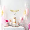 10th Birthday Gold Glitter Banner - Happy 10th Birthday Party Decorations, Supplies and Favors - 10th Wedding Anniversary Decorations view 4