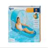 Aqua Pool Float with Canopy, Cup Holder - Oversized Luxury Recliner Swimming Pool Floating Lounger, Heavy Duty with Removable Sun Shade Cover, Drink Holder, Ergonomic Headrest, XL Floating Recliner view 1