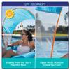 Aqua Pool Float with Canopy, Cup Holder - Oversized Luxury Recliner Swimming Pool Floating Lounger, Heavy Duty with Removable Sun Shade Cover, Drink Holder, Ergonomic Headrest, XL Floating Recliner view 4