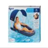 Aqua Pool Float with Canopy, Cup Holder - Oversized Luxury Recliner Swimming Floating Lounger, Heavy Duty Removable Sun Shade Cover, Drink Holder, Ergonomic Headrest, XL view 1
