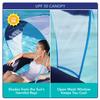 Aqua Pool Float with Canopy, Cup Holder - Oversized Luxury Recliner Swimming Floating Lounger, Heavy Duty Removable Sun Shade Cover, Drink Holder, Ergonomic Headrest, XL view 4