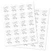 2"" Round - A Sweet Ending to A New Beginning Favor Stickers- 40 cnt view 2