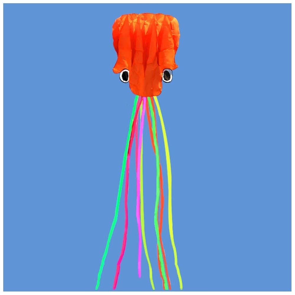 5.5M Soft Octopus Kite Easy to Assemble and Fly Kite, Can Take Off Even in Low Wind, Suitable for Kids and Adults Beach Travel Outdoor Games LSDRALOBBEB 0408(Color:13)