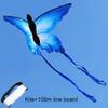 1.5M Butterfly Kite Easy to Fly Gift for Kids with 100M Flying Line and Spool(Color:A,Size:) view 2