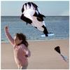 Large Soft Kite Killer Whale Kite Kids Beginner Kite Easy to Assemble and Fly, with 100M Flying Line and Spool, Easy Grip Handle LSDRALOBBEB 0408(Color:C,Size:) view 3