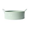 Metal Basin with Handles (Green) view 2