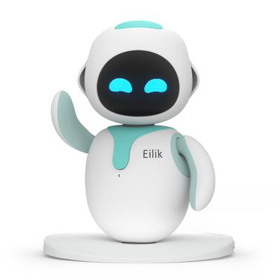 ENERGIZE LAB Eilik Cute Robot Pets for Kids and Adults, Your Perfect Interactive Companion at Home or Workspace, Unique Gifts for Girls & Boys.