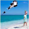 Large Soft Kite Killer Whale Kite Kids Beginner Kite Easy to Assemble and Fly, Easy Grip Handle with 100M Flying Line and Spool LSDRALOBBEB 0408(Color:C,Size:) view 4