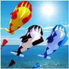 Large Soft Kite Killer Whale Kite Easy to Assemble and Fly Kite for Boys and Girls Flying Kites That Can Take Off Even in Low Winds(Color:B,Size:) view 3