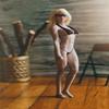 1/6 Scale Female Action Figure Body, 12inch Girl Seamless Super Flexible Pale/Suntan Figure Body Doll (23B-Suntan Skin/Middle Bust Muscular Body) view 1