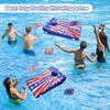 Fisca Pool Cornhole Game Inflatable Floating Bean Bag Toss Game Toy, Summer Pool Party Toys for Kids Teens Adults and Family, Including 8 Floating Bean Bags (2 Pack) view 3